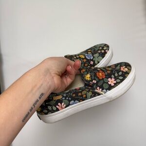 Rifle Paper Co Floral Slip-On Sneakers